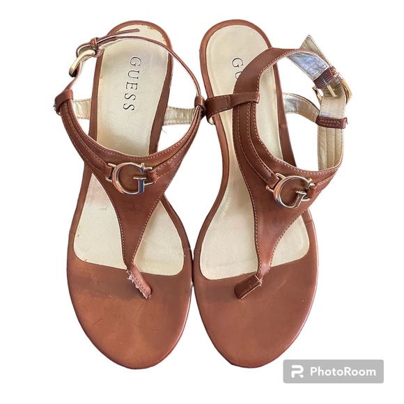 Guess Brown Wedges - Picture 2 of 4